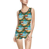 Summer Design 11 on Bohemian Floral Women's Vintage Swimsuit - Retro Style Swimwear for Summer