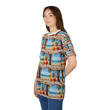 Summer Design 09 on Floral Unisex Cut & Sew Tee - Vibrant Nature Inspired Design for All Occasions