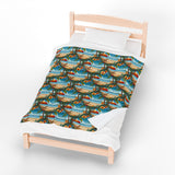 Summer Design 11 on Velveteen Plush Blanket - Perfect for Home Decor and Gifts