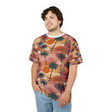 Summer Design 05 on Floral Unisex Cut & Sew Tee - Vibrant Nature Inspired Design for All Occasions