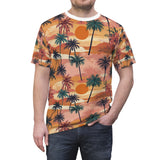 Summer Design 05 on Floral Unisex Cut & Sew Tee - Vibrant Nature Inspired Design for All Occasions
