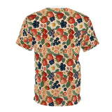 Summer Design 03 on Floral Unisex Cut & Sew Tee - Vibrant Nature Inspired Design for All Occasions