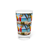 Summer Design 07 on Pint Glass, 16oz