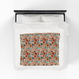 Summer Design 01 on Velveteen Plush Blanket - Perfect for Home Decor and Gifts