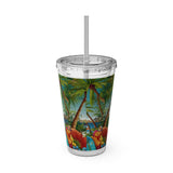 Summer Design 10 on Sunsplash Tumbler with Straw, 16oz