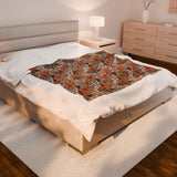 Summer Design 02 on Velveteen Plush Blanket - Perfect for Home Decor and Gifts