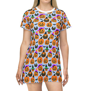 Halloween T-Shirt Dress (AOP) 6