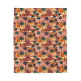 Summer Design 05 on Velveteen Plush Blanket - Perfect for Home Decor and Gifts