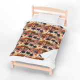 Summer Design 04 on Velveteen Plush Blanket - Perfect for Home Decor and Gifts