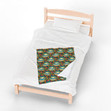 Summer Design 12 on Velveteen Plush Blanket - Perfect for Home Decor and Gifts