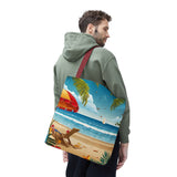 Summer Design 11 on Floral Tote Bag - Stylish Eco-Friendly Shopping Bag for Everyday Use