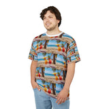 Summer Design 09 on Floral Unisex Cut & Sew Tee - Vibrant Nature Inspired Design for All Occasions