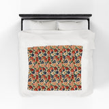 Summer Design 03 on Velveteen Plush Blanket - Perfect for Home Decor and Gifts