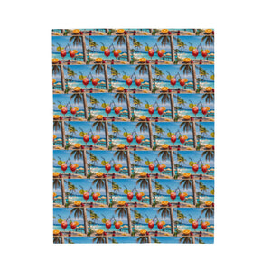 Summer Design 08 on Velveteen Plush Blanket - Perfect for Home Decor and Gifts