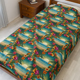 Summer Design 12 on Velveteen Plush Blanket - Perfect for Home Decor and Gifts