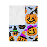 Beautiful Halloween Velveteen Minky Blanket 6