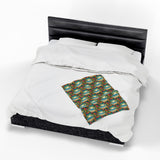 Summer Design 12 on Velveteen Plush Blanket - Perfect for Home Decor and Gifts