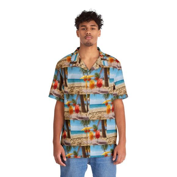 Summer Design 09 on Beautiful Men's Hawaiian Shirt (AOP) 7