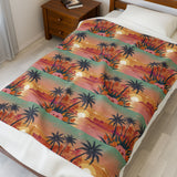 Summer Design 06 on Velveteen Plush Blanket - Perfect for Home Decor and Gifts