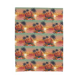 Summer Design 06 on Velveteen Plush Blanket - Perfect for Home Decor and Gifts