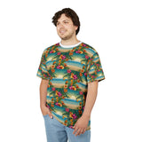 Summer Design 12 on Floral Unisex Cut & Sew Tee - Vibrant Nature Inspired Design for All Occasions