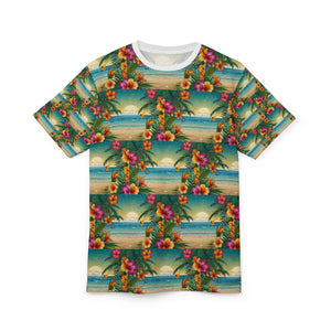 Summer Design 12 on Floral Unisex Cut & Sew Tee - Vibrant Nature Inspired Design for All Occasions