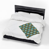 Summer Design 10 on Velveteen Plush Blanket - Perfect for Home Decor and Gifts