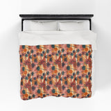 Summer Design 05 on Velveteen Plush Blanket - Perfect for Home Decor and Gifts