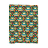 Summer Design 12 on Velveteen Plush Blanket - Perfect for Home Decor and Gifts