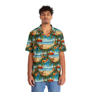 Summer Design 11 on Beautiful Men's Hawaiian Shirt (AOP) 7