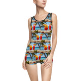 Summer Design 05 on Bohemian Floral Women's Vintage Swimsuit - Retro Style Swimwear for Summer