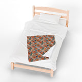 Summer Design 02 on Velveteen Plush Blanket - Perfect for Home Decor and Gifts
