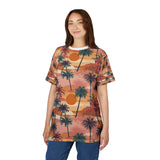 Summer Design 05 on Floral Unisex Cut & Sew Tee - Vibrant Nature Inspired Design for All Occasions
