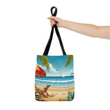 Summer Design 11 on Floral Tote Bag - Stylish Eco-Friendly Shopping Bag for Everyday Use