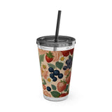 Summer Design 03 on Sunsplash Tumbler with Straw, 16oz