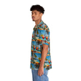 Summer Design 08 on Beautiful Men's Hawaiian Shirt (AOP) 7