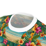 Summer Design 12 on Floral Unisex Cut & Sew Tee - Vibrant Nature Inspired Design for All Occasions