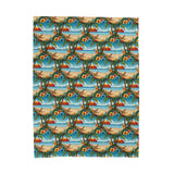 Summer Design 11 on Velveteen Plush Blanket - Perfect for Home Decor and Gifts