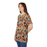 Summer Design 03 on Floral Unisex Cut & Sew Tee - Vibrant Nature Inspired Design for All Occasions