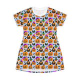 Halloween T-Shirt Dress (AOP) 6