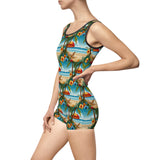 Summer Design 11 on Bohemian Floral Women's Vintage Swimsuit - Retro Style Swimwear for Summer