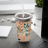 Summer Design 01 on Sunsplash Tumbler with Straw, 16oz