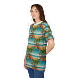 Summer Design 10 on Floral Unisex Cut & Sew Tee - Vibrant Nature Inspired Design for All Occasions