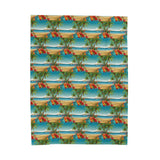 Summer Design 10 on Velveteen Plush Blanket - Perfect for Home Decor and Gifts