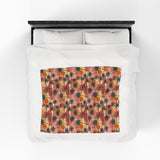 Summer Design 05 on Velveteen Plush Blanket - Perfect for Home Decor and Gifts