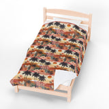 Summer Design 04 on Velveteen Plush Blanket - Perfect for Home Decor and Gifts