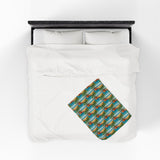 Summer Design 10 on Velveteen Plush Blanket - Perfect for Home Decor and Gifts