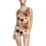 Summer Design 04 on Bohemian Floral Women's Vintage Swimsuit - Retro Style Swimwear for Summer