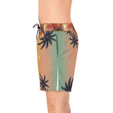 Summer Design 06 on Men's Floral Print Swim Shorts - Perfect for Summer Beach Days
