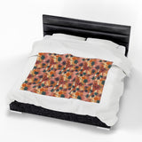 Summer Design 05 on Velveteen Plush Blanket - Perfect for Home Decor and Gifts